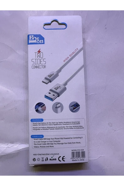 Paleon Type-c Şarj Kablosu 2.4 Amperusb Kablo - Resim 2