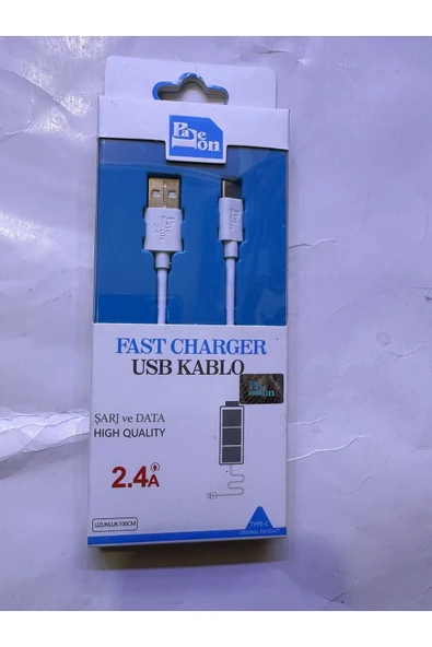 Paleon Type-c Şarj Kablosu 2.4 Amperusb Kablo - Resim 4