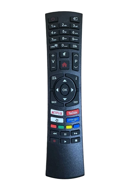 SERMER PAZARLAMA lcd plazma vestel 4k seg Uyumlu televizyon kumandası netflıx youtube prime video ürün görseli 1