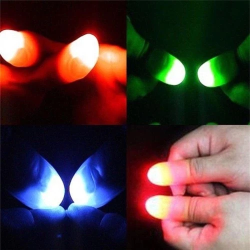 Led Işıklı Renkli Sihirli Parmak Şaka ürün görseli 1