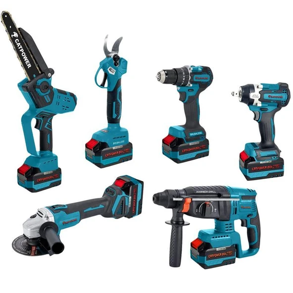 Cat Power 1560 Kömürsüz Makine Seti 6 Parça ürün görseli 1