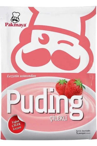Pakmaya Çilekli Puding 125 gr ürün görseli 1