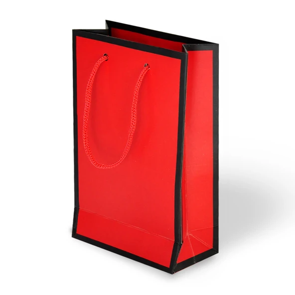 İp Saplı Karton Çanta 14x17x6 cm 24 Adet ürün görseli 1