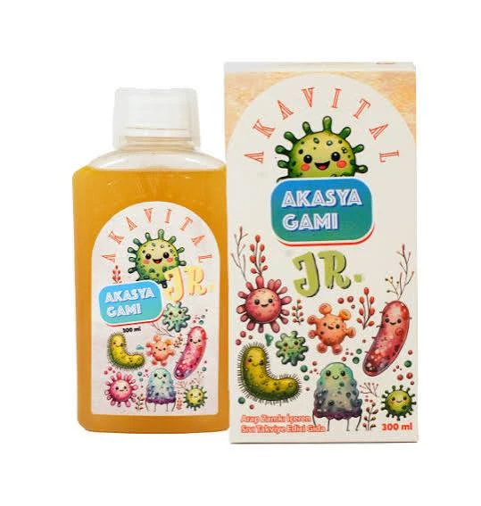 Akavital Jr. Arap Zamkı İçeren Sıvı Takviye Edici Gıda 300 ml ürün görseli 1