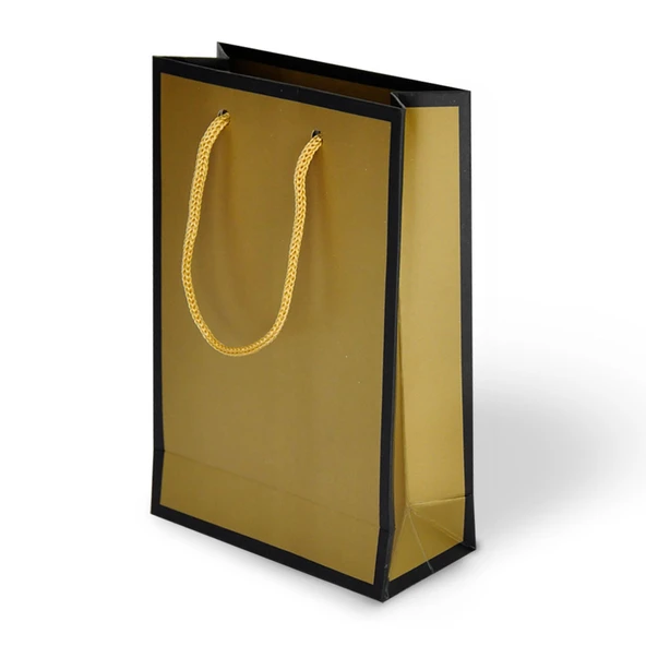 İp Saplı Karton Çanta 14x17x6 cm 24 Adet ürün görseli 1