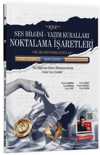 Bilgi Sarmal Ses Bilgisi Yazım Kuralları Noktalama İşaretleri Soru ve Konu Kampı Bilgi Sarmal Yayınları ürün görseli 1