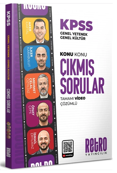 Retro 2026 KPSS Genel Yetenek Genel Kültür 5Yüz Çıkmış Sorular Konu Konu Çözümlü Retro Yayıncılık ürün görseli 1