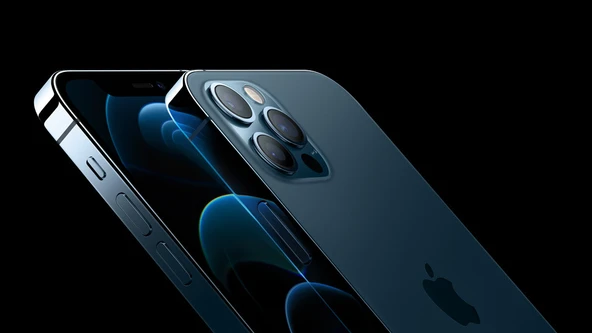 iPhone 12 Pro Max 256 GB Mavi - Resim 4