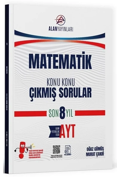 Alan Yayınları YKS AYT Matematik Çıkmış Sorular Son 8 Yıl Konu Konu Çözümlü Alan Yayınları ürün görseli 1