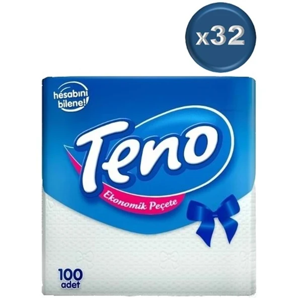 Teno Peçete 100 Lü Pk 32 Li Set (1 Koli) ürün görseli 1