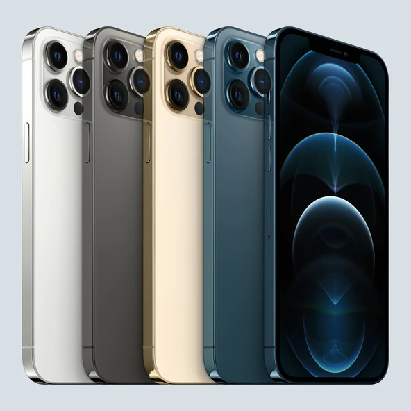 iPhone 12 Pro Max 256 GB Mavi - Resim 5