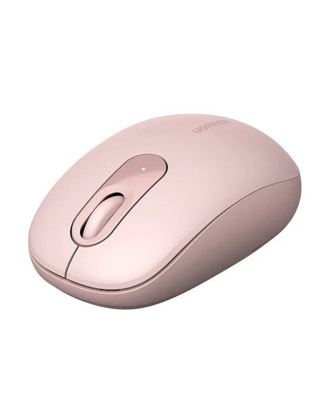 UGREEN 2400DPI 2.4Ghz Wireless Kablosuz Sessiz Mouse Pembe, 90686 ürün görseli 1