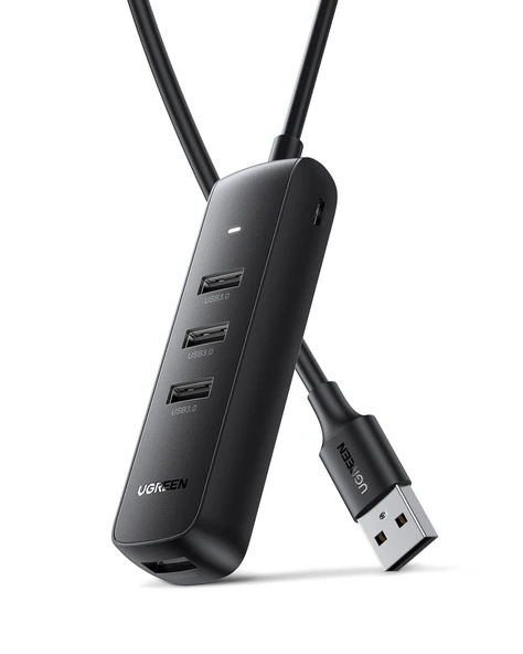 UGREEN 4 Portlu USB 3.0 Çoklayıcı HUB Adaptör, 25 cm, 10915 ürün görseli 1