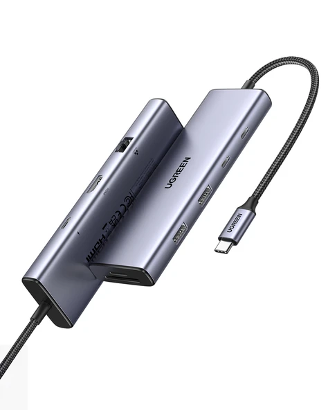 UGREEN 9'u 1 Arada USB 3.0 100W PD Port Çoklayıcı Hub, 15375 ürün görseli 1