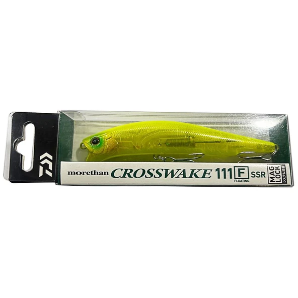 Daiwa Morethan Crosswake 111F SSR 11.1cm 18gr Floating Maket Balık  Lightning ürün görseli 1