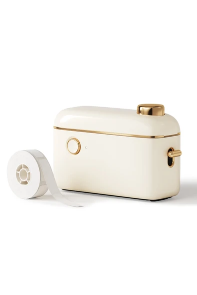 NiiMbot H1S Thermal Label Printer (Cream) ürün görseli 1