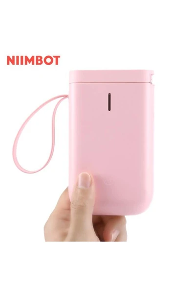 NiiMbot D11 Bluetooth Taşınabilir Pembe Termal Etiket Yazıcı ürün görseli 1