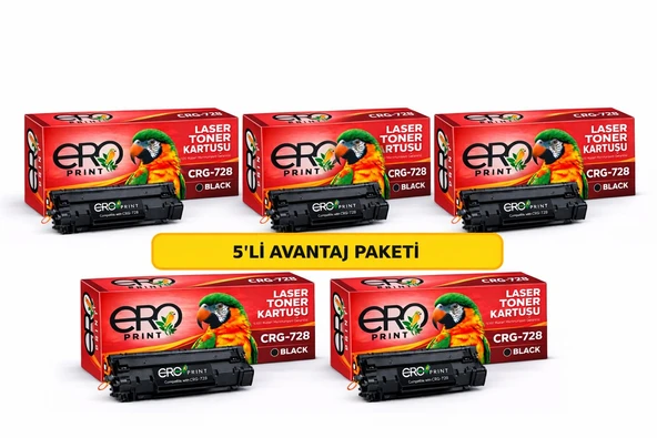 Canon MF-4580dw Muadil Toner - 5'li Avantaj Paket ürün görseli 1