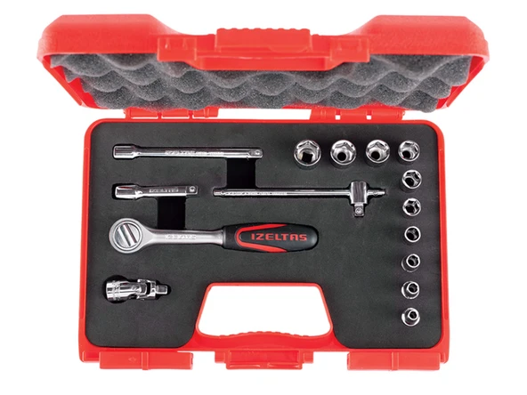 İzeltaş 1/4" 15'li Karbüratör Lokma Anahtar Takımı - 1107006015 ürün görseli 1