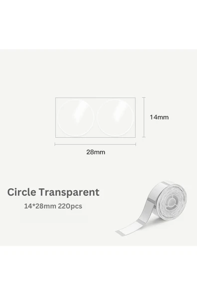 NiiMbot TT14*28-220TRANSPARENT (D11,D110,D101,H1S) ürün görseli 1