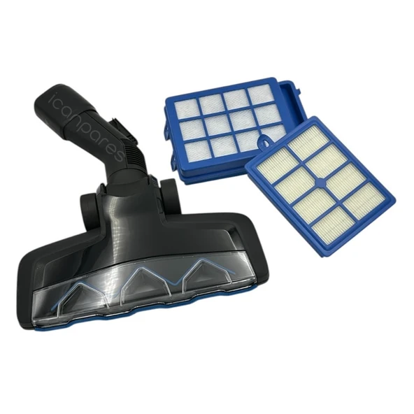 Philips İle Uyumlu FC 9932 Marathon Ultimate Tri Active Advance Emici Başlık ve Hepa Filtre Seti ürün görseli 1