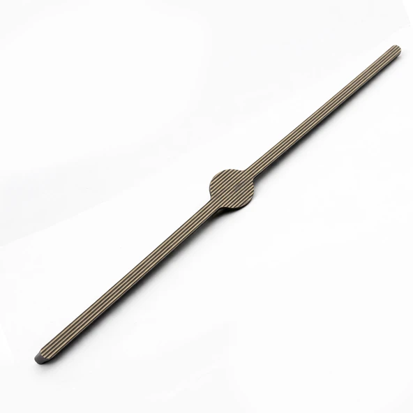 SARAL Çizgili Soft Antik Sarı Çekmece Kulp 800 mm Gardrop Dolap Vestiyer Mutfak Banyo Mobilya Kulbu ürün görseli 1