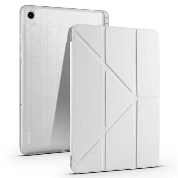 Samsung Galaxy Tab S11 Kılıf Tri Folding Kalem Bölmeli Standlı Kılıf ürün görseli 1