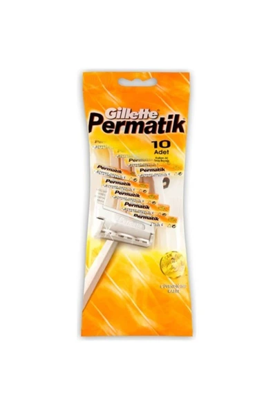 levent GillettePERMATİKKullan At Tıraş Bıçağı 10lu ürün görseli 1