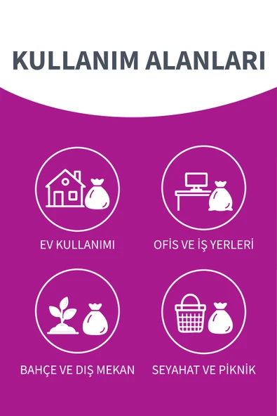 Ülker PAREXGüçlü Çöp Torbası Orta Boy 10 Pkt - Resim 5