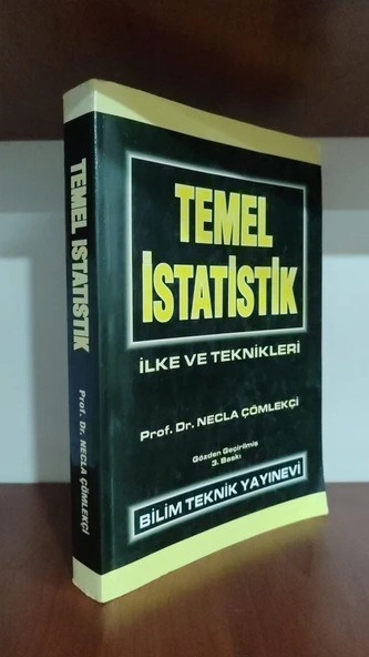 TEMEL İSTATİSTİK  PROF. DR. NEJLA ÇÖMLEKÇİ ürün görseli 1