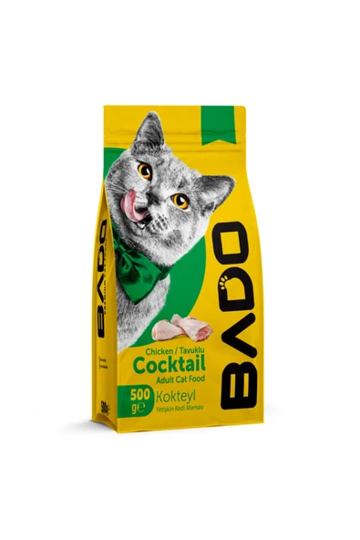 levent BADOYetişkin Kedi Maması Kokteyl 500gr ürün görseli 1