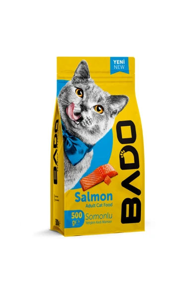 levent BADOYetişkin Kedi Maması Somonlu 500gr ürün görseli 1