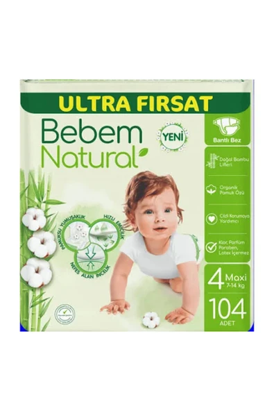 levent BEBEMBebek Bezi Maxi 4 104 Adet ürün görseli 1