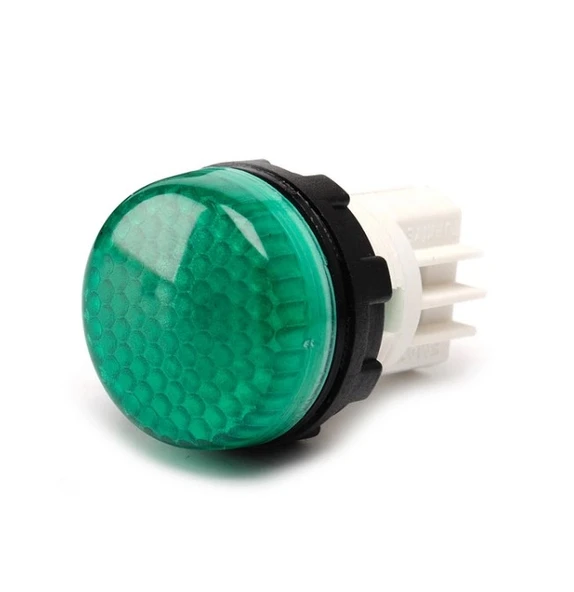 EMAS SİNYAL LAMBASI YEŞİL 22MM 220V KORUMALI ürün görseli 1