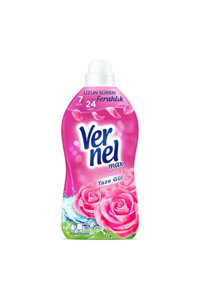 levent VERNELMax Konsantre Çamaşır Yumuşatıcısı 1440ml (60 Yıkama) Taze Gül ürün görseli 1