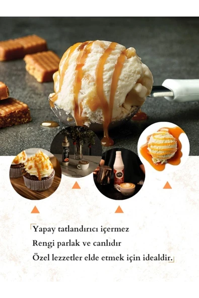 levent APMKaramel Aromalı Topping Sos 1kg - Resim 2