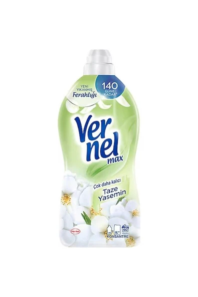 levent VERNELMax Konsantre Çamaşır Yumuşatıcısı 1440ml (60 YIKAMA) Taze Yasemin ürün görseli 1