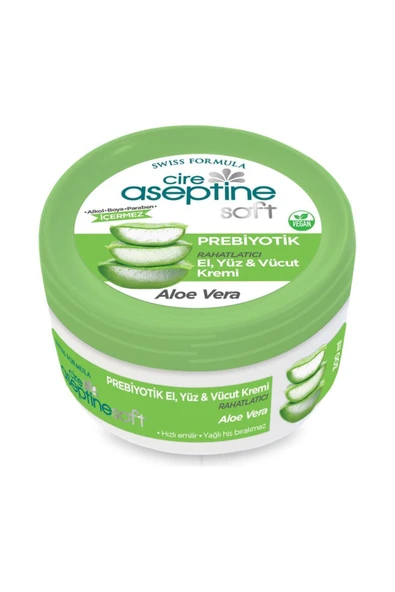 levent CİREASEPTİNEAloe Vera Prebiyotik Nemlendirici Bakım Kremi 300 ml ürün görseli 1