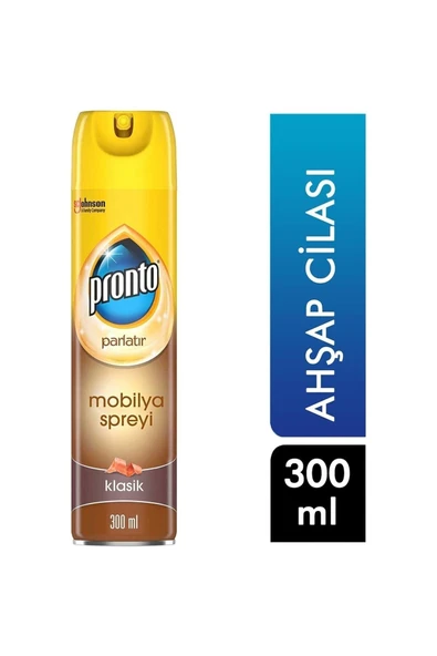 levent PRONTOAhşap Uzman Bakım Mobilya Cilası Spreyi 300 ml Klasik ürün görseli 1