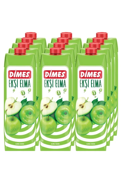 levent DİMESEkşi Elma Içeceği 1000 Ml - 12 Adet - Resim 2