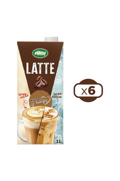 levent SÜTAŞLatte 1 L x6 Adet - Resim 2
