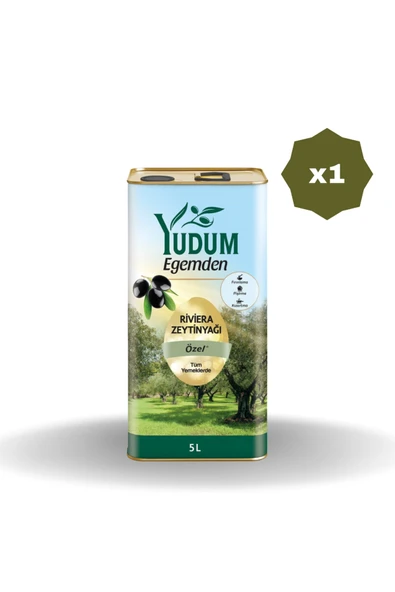 levent YUDUMEGEMDEN RİVİERA ZEYTİNYAĞI 5 LT X 1 ADET ürün görseli 1