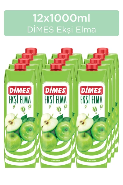 levent DİMESEkşi Elma Içeceği 1000 Ml - 12 Adet ürün görseli 1