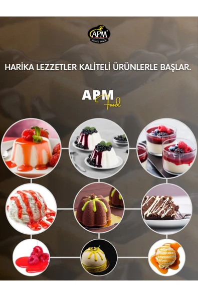 levent APMVıp Frambuazlı Topping Sos 1kg - Resim 2