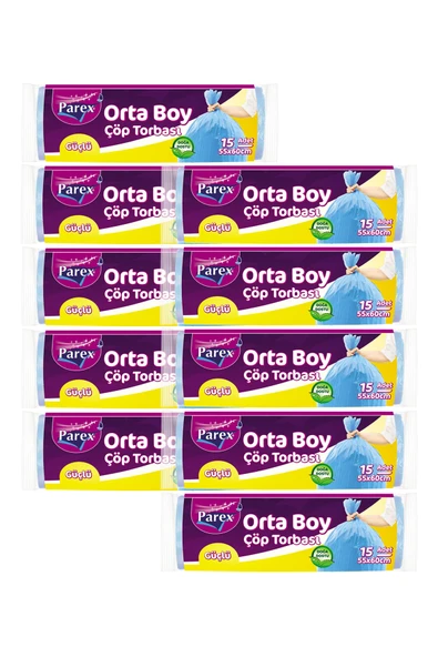 Ülker PAREXGüçlü Çöp Torbası Orta Boy 10 Pkt - Resim 2