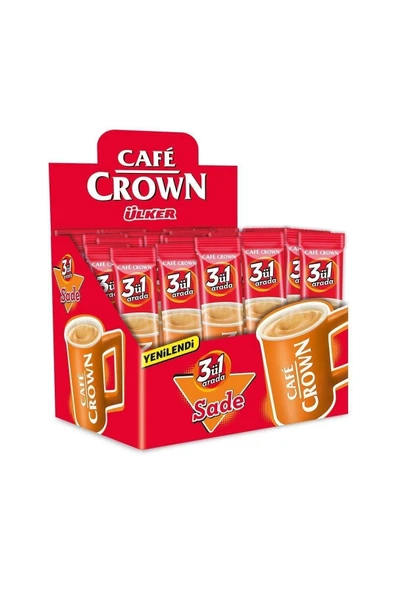 Ülker Cafe Crown 3ü1 Sade 17,5Gr 40'lı ürün görseli 1