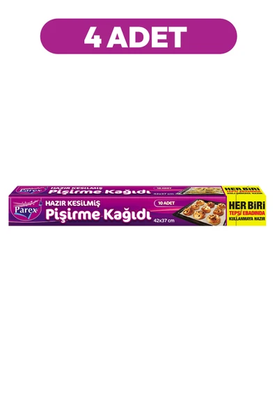 levent PAREXHazır Kesilmiş Pişirme Kağıdı 4 ADET ürün görseli 1