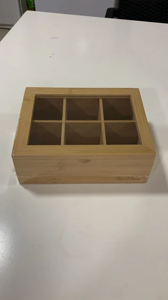 Tantitoni Bambu Poşet Çay Kutusu 21x16 Cm - Resim 5