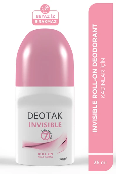 levent Invisible Kadın 7 Güne Kadar Etkili Roll-On Deodorant 35 ml ürün görseli 1
