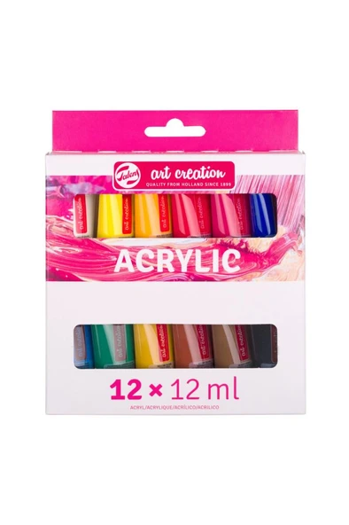 Talens Acrylic colour set | 12 x 12 ml ürün görseli 1